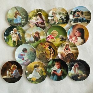 15 Donald Zolan Miniature Plates Pemberton and Oakes